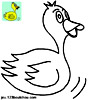 coloriage enfant Coloriage animal: Le canard Donald