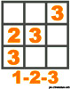 sudoku enfant Grille sudoku Facile chiffre n° 1
