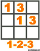 sudoku enfant Grille sudoku Facile chiffre n° 4